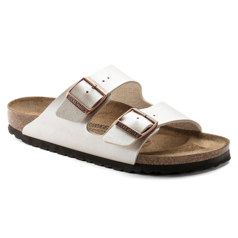 NWT Birkenstock Arizona Pearl Sandals (36)